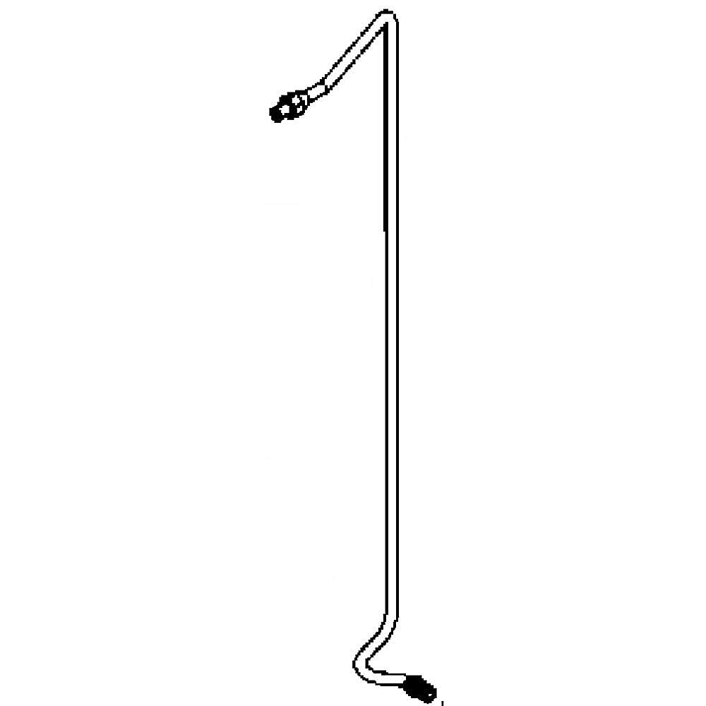 GE Part #wb28X20594, Burner Tube | 40.90 x 8.90 x 3.20