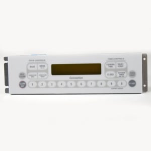 Range Oven Control Overlay (white) WB29T10015