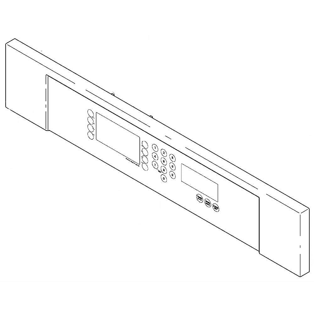GE Part #wb29T10067, Wall Oven Control Panel | 32.70 x 7.30 x 3.20