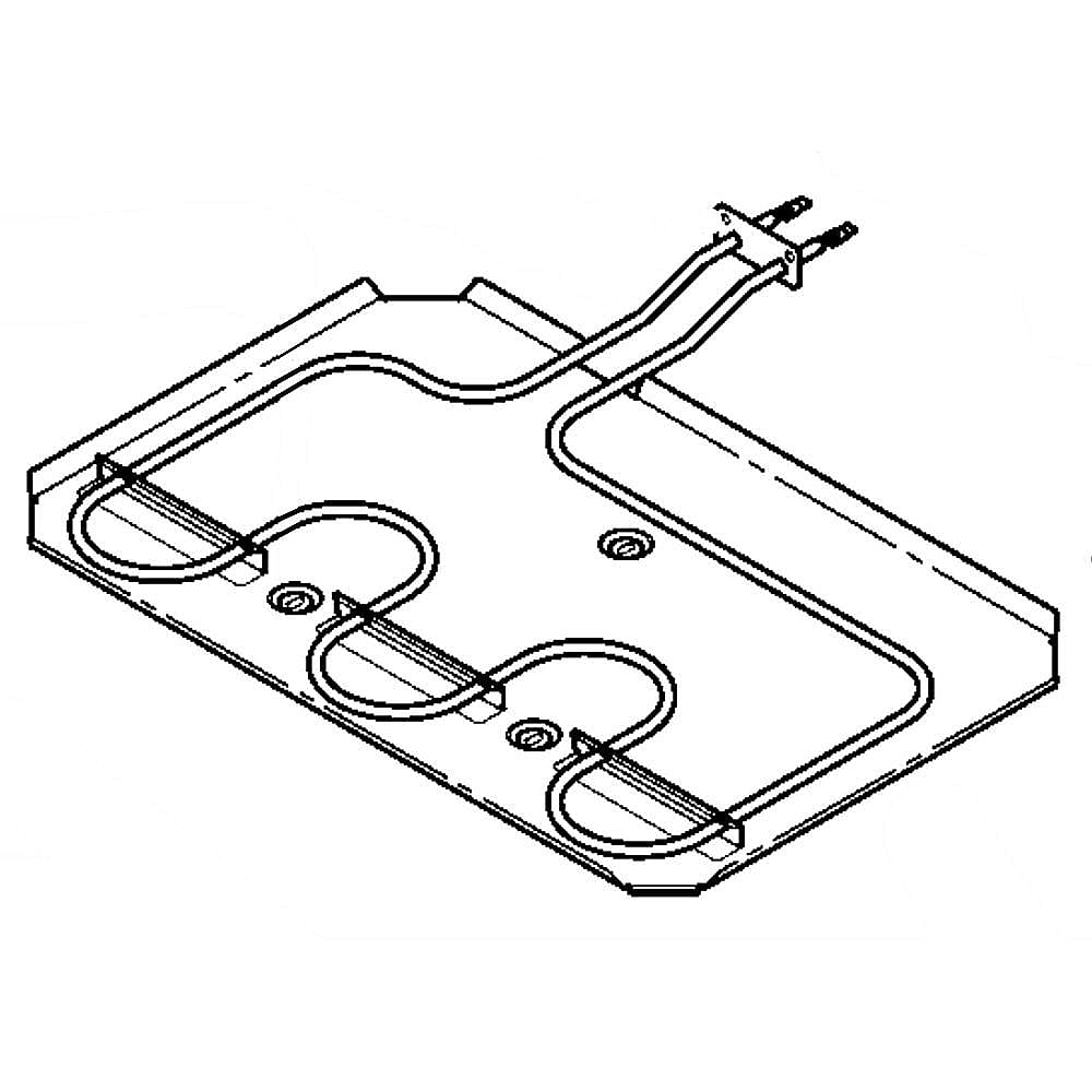 Part #wb30T10144, Heat Element / 19.90 x 18.80 x 3.20
