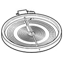 Range Dual Radiant Surface Element, 6 To 9-in WB30X24111