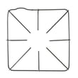 Range Surface Burner Grate (black) for Hotpoint RGB524PPA4AD - Part WB31K10012