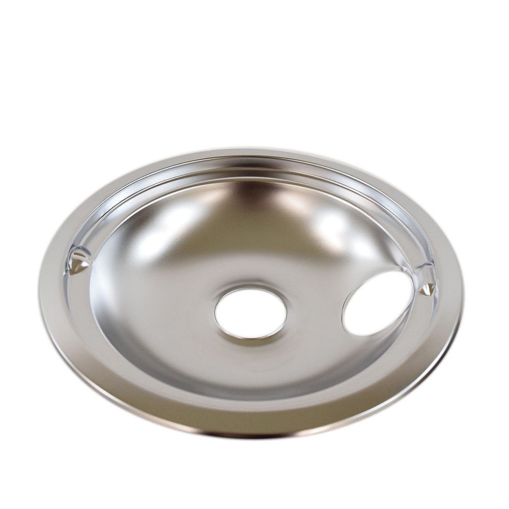 Part #wb31K10266, Range Drip Pan, 8-In (Chrome) / 17.00 x 12.00 x 1.90