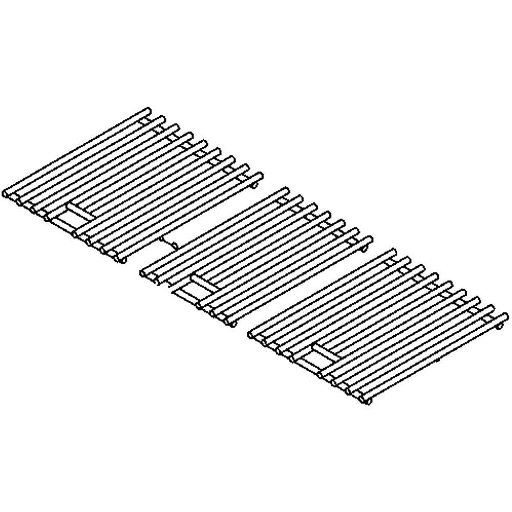 GE Part #wb31X10012, Grate (Cente | 27.40 x 15.90 x 3.60