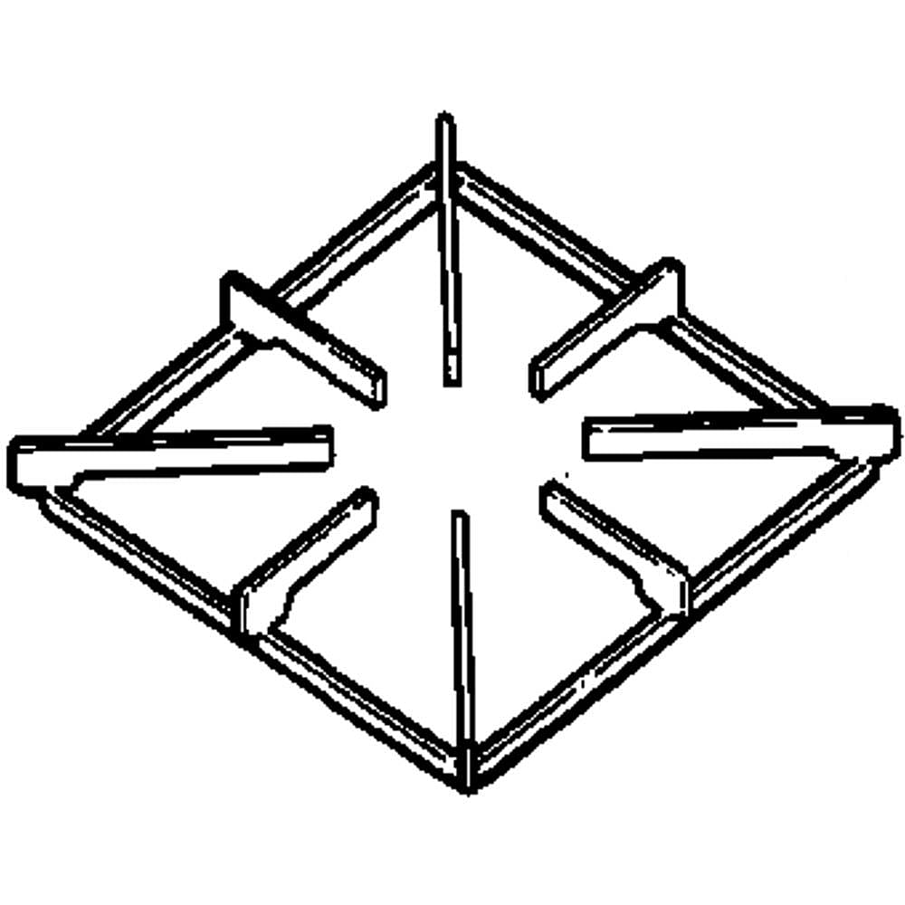 Hotpoint Part #wb31X22723, Grate Asm 8 | 11.80 x 10.40 x 3.00