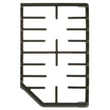 Cooktop Burner Grate, Right for GE CGP95363M1S2 - Part WB31X29390