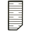 Cooktop Burner Grate, Left for GE JGP5030DL1BB - Part WB31X29416