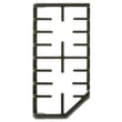 Grate Cafi L for GE CGP9530SL1SS - Part WB31X29447
