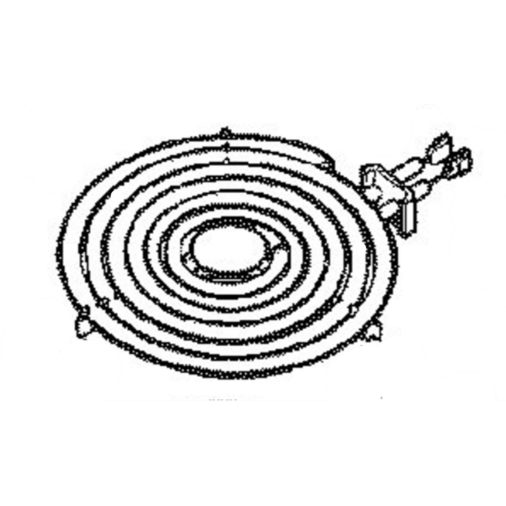 Part #wb31X46066, Range Surface Element, 8-In (Replaces Wb30X31057)