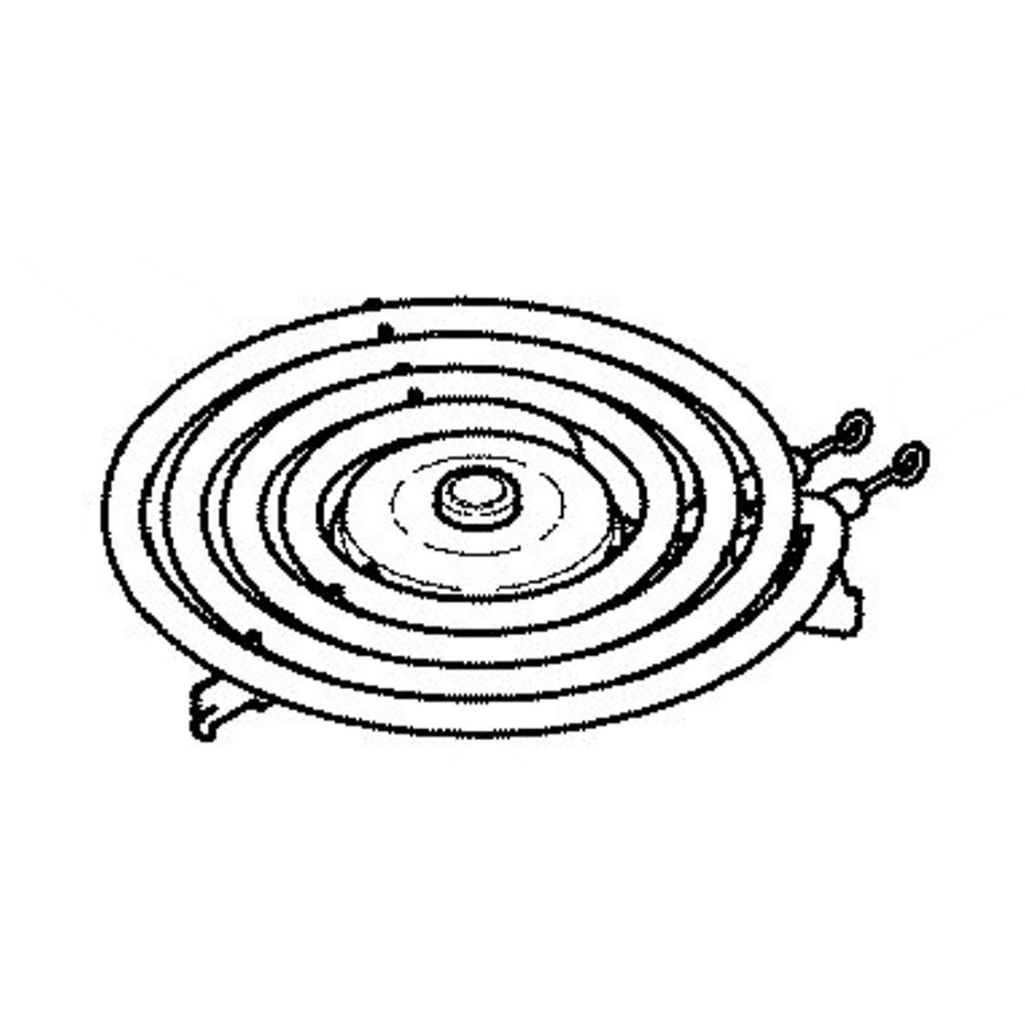 Part #wb31X46067, Range Coil Element, 6-In (Replaces Wb30X31058)