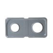 Range Drip Pan, Right (gray) for GE JGBP30DEA4WH - Part WB34K10013
