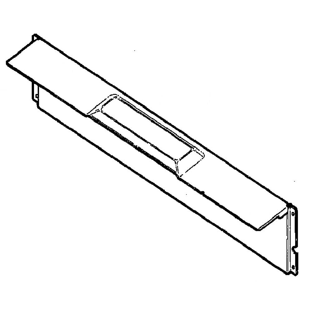 GE Part #wb34K10094, Cover Back L | 32.70 x 10.30 x 6.10