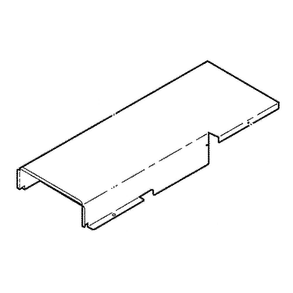 GE Part #wb34T10010, Air Duct Top | 20.70 x 7.70 x 3.50