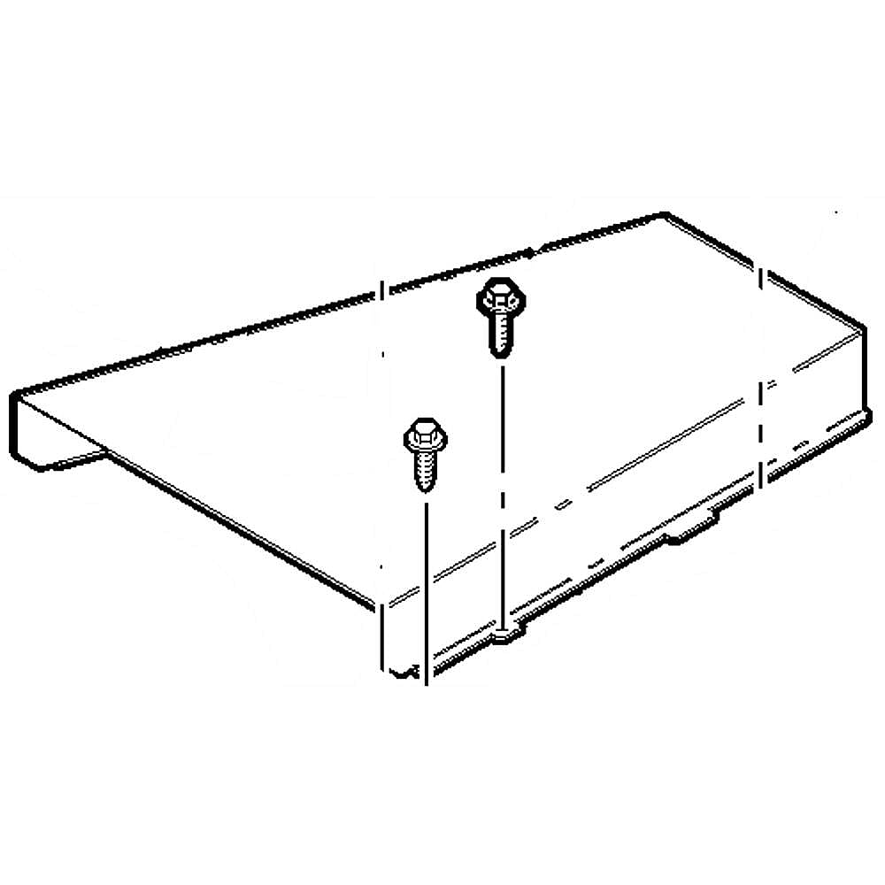 GE Part #wb34T10057, Wire Cover | 11.80 x 10.40 x 2.90