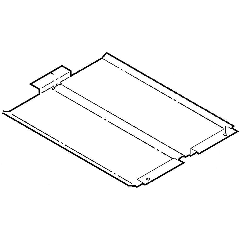 GE Part #wb34T10078, Baffle Bro B | 15.00 x 8.00 x 1.60