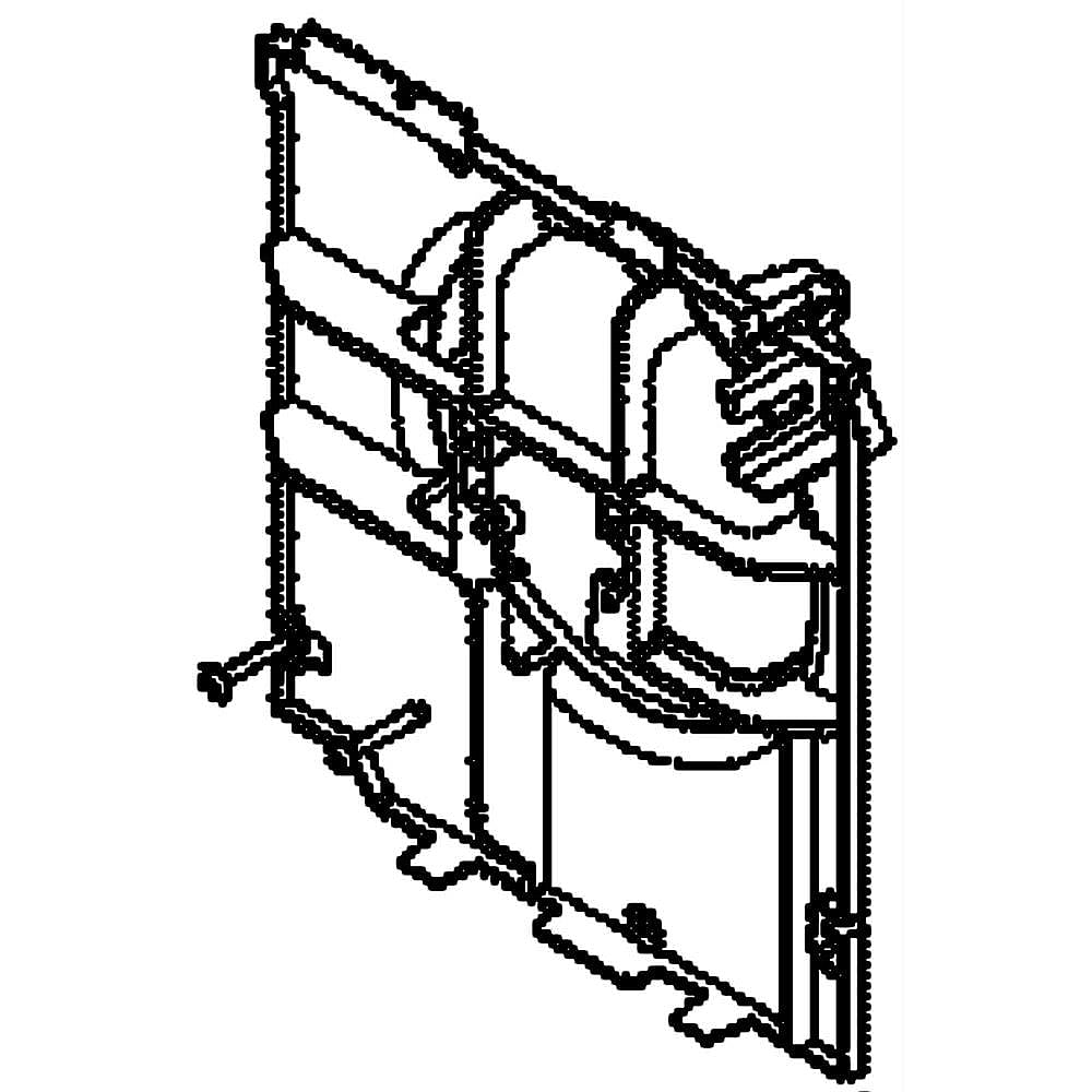 Part #wb34X21786, Motor Cover / 13.40 x 12.80 x 4.40