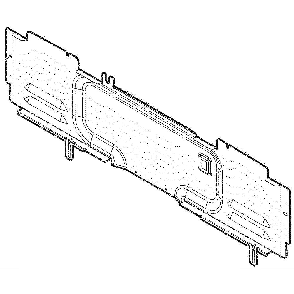 Part #wb34X24901, Control Cover / 19.60 x 10.50 x 4.50