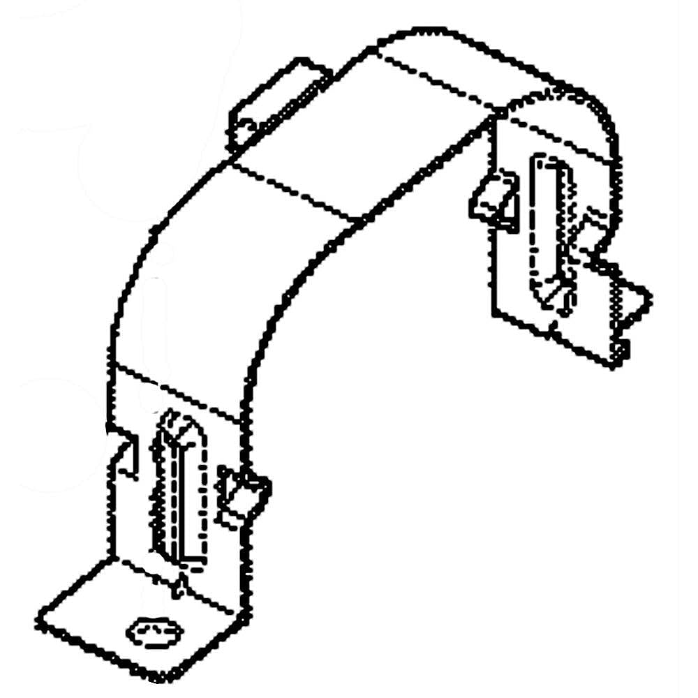 Hotpoint Part #wb34X25381, Bracket Cap | 6.00 x 6.00 x 1.00