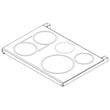 G.e. Range Main Top (stainless) for GE CHS900P2M4S1 - Part WB34X37386