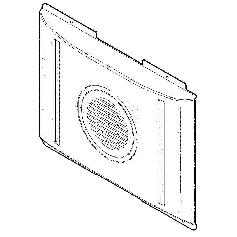 Part #wb34X31766, Black Convection Fan Cover