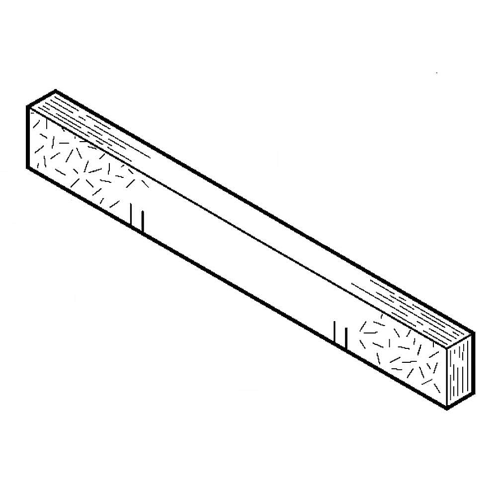 GE Part #wb35T10134, Insulation | 30.00 x 8.00 x 2.50