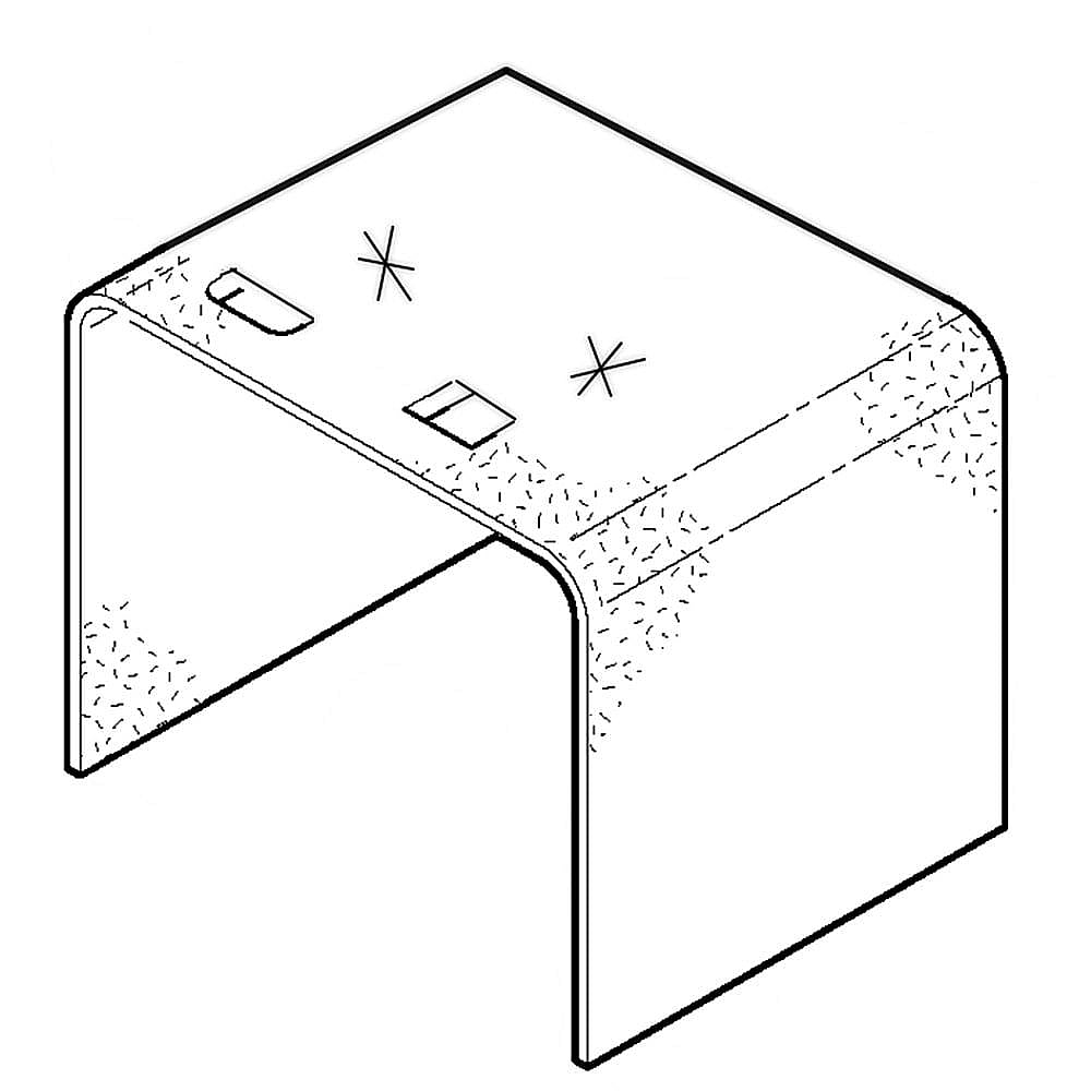 GE Part #wb35X21641, Insulation | 24.00 x 21.00 x 5.00