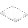 Oven Bottom for GE JB750FJ8DS - Part WB35X29075