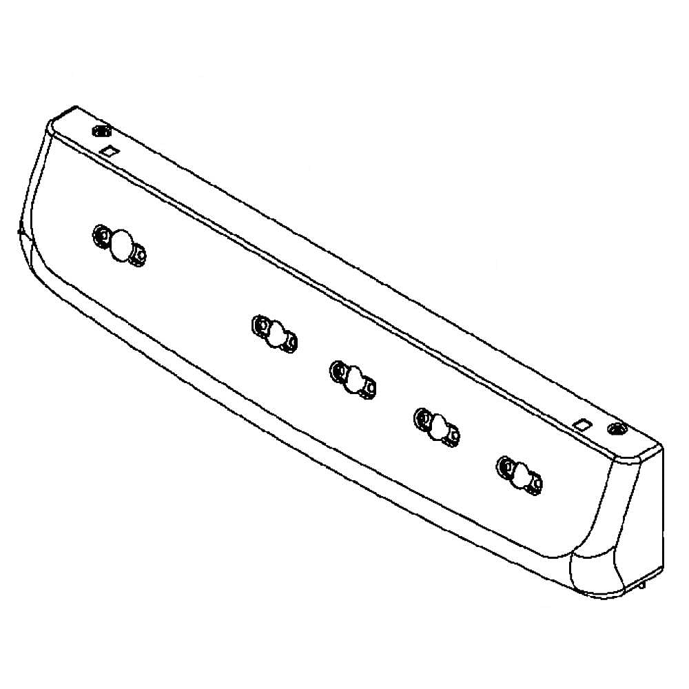Part #wb36K10558, Range Manifold Panel / 22.20 x 5.50 x 3.50