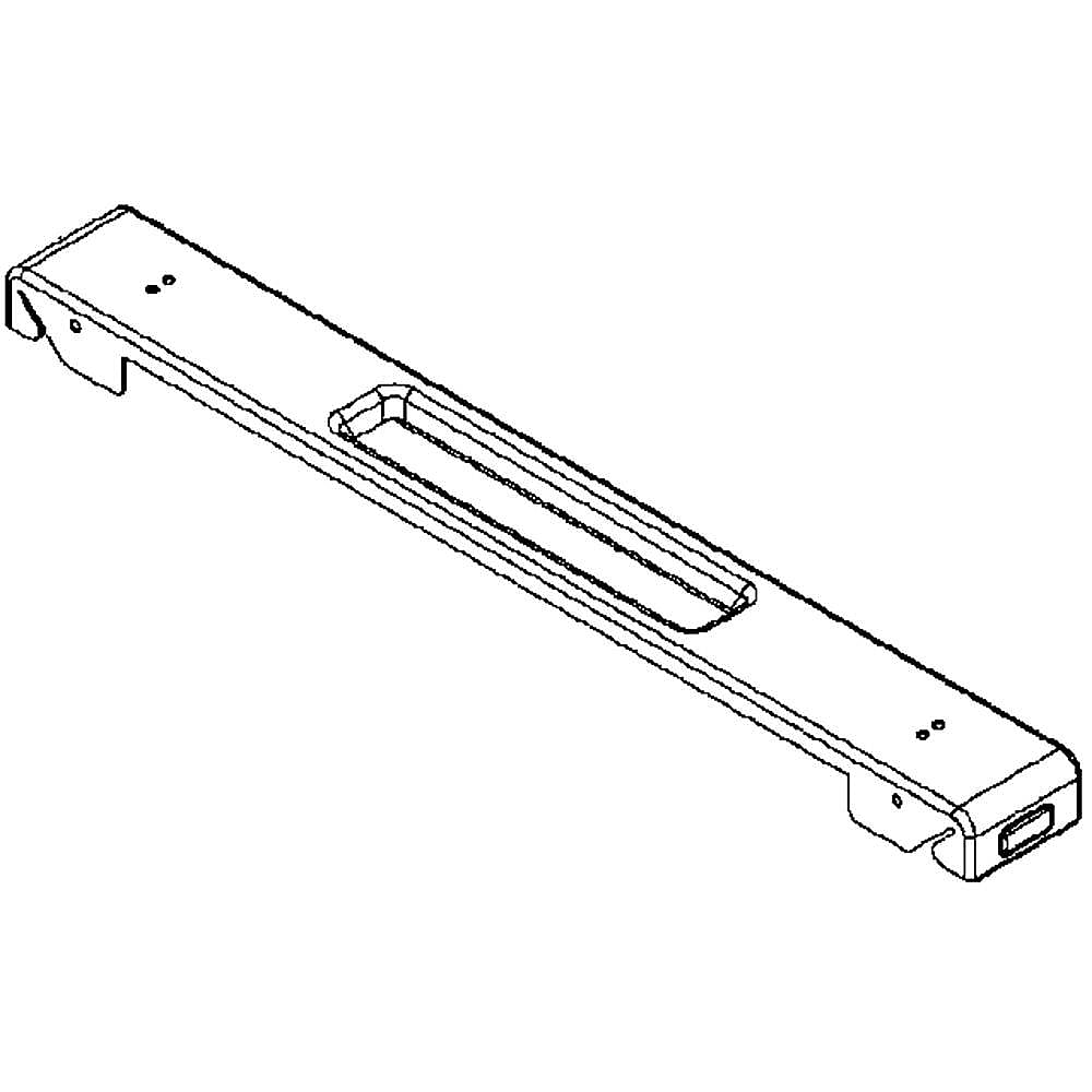 Part #wb36K10561, Range Backguard Support Bracket / 24.80 x 4.50 x 3.20