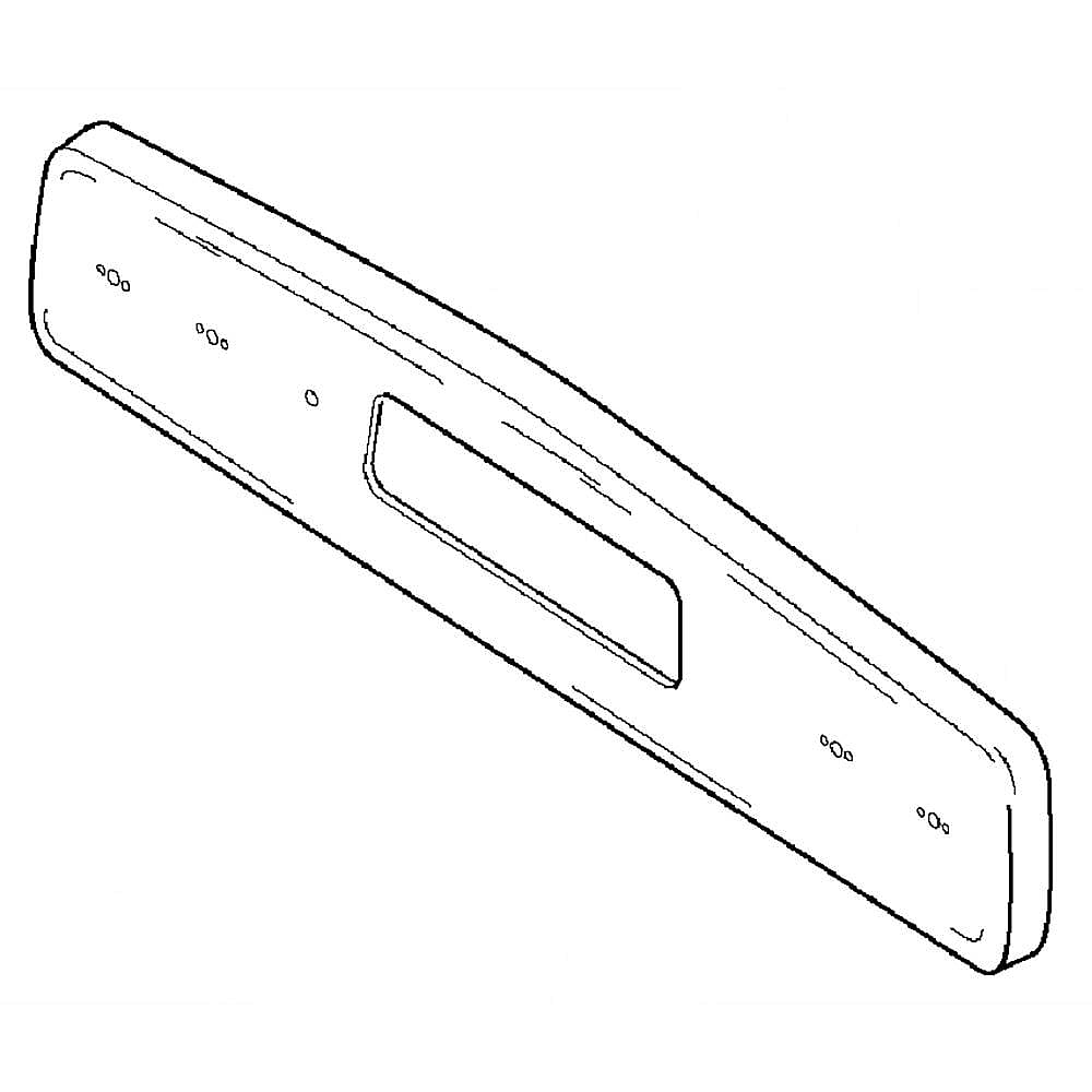 GE Part #wb36K10685, Control Trim | 33.10 x 10.40 x 6.10
