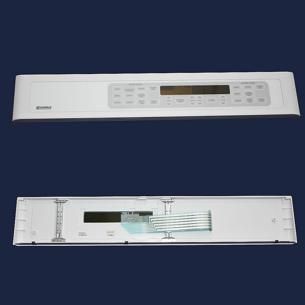 Photo of Wall Oven Control Panel Assembly (White) from Repair Parts Direct
