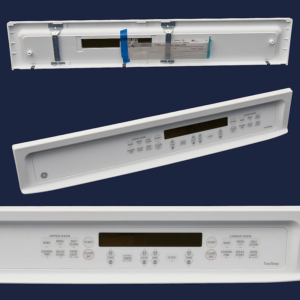 Photo of Range Oven Control Board and Overlay (White) from Repair Parts Direct