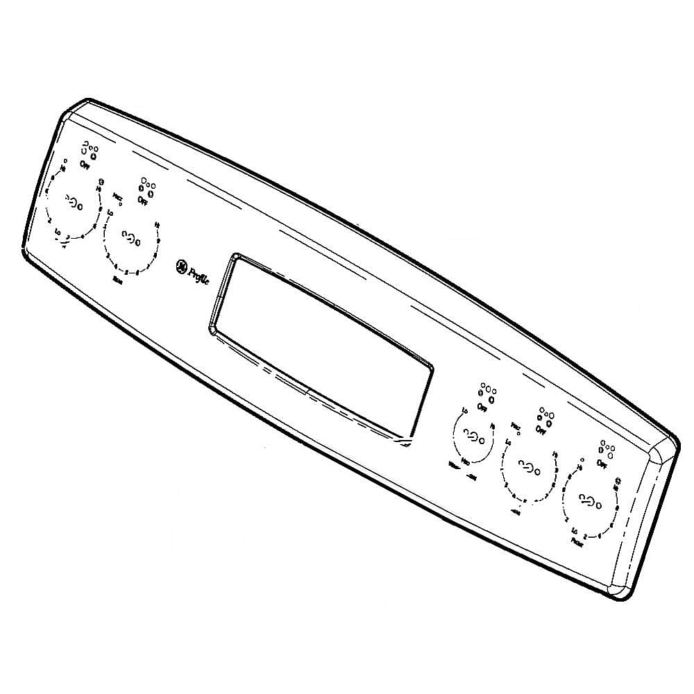 GE Part #wb36T11225, Ran Control Panel | 33.10 x 10.40 x 4.60