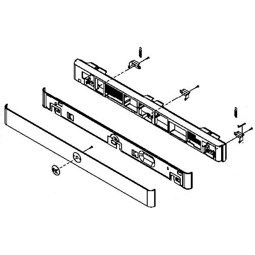 Microwave Vent Grille Assembly (Stainless)