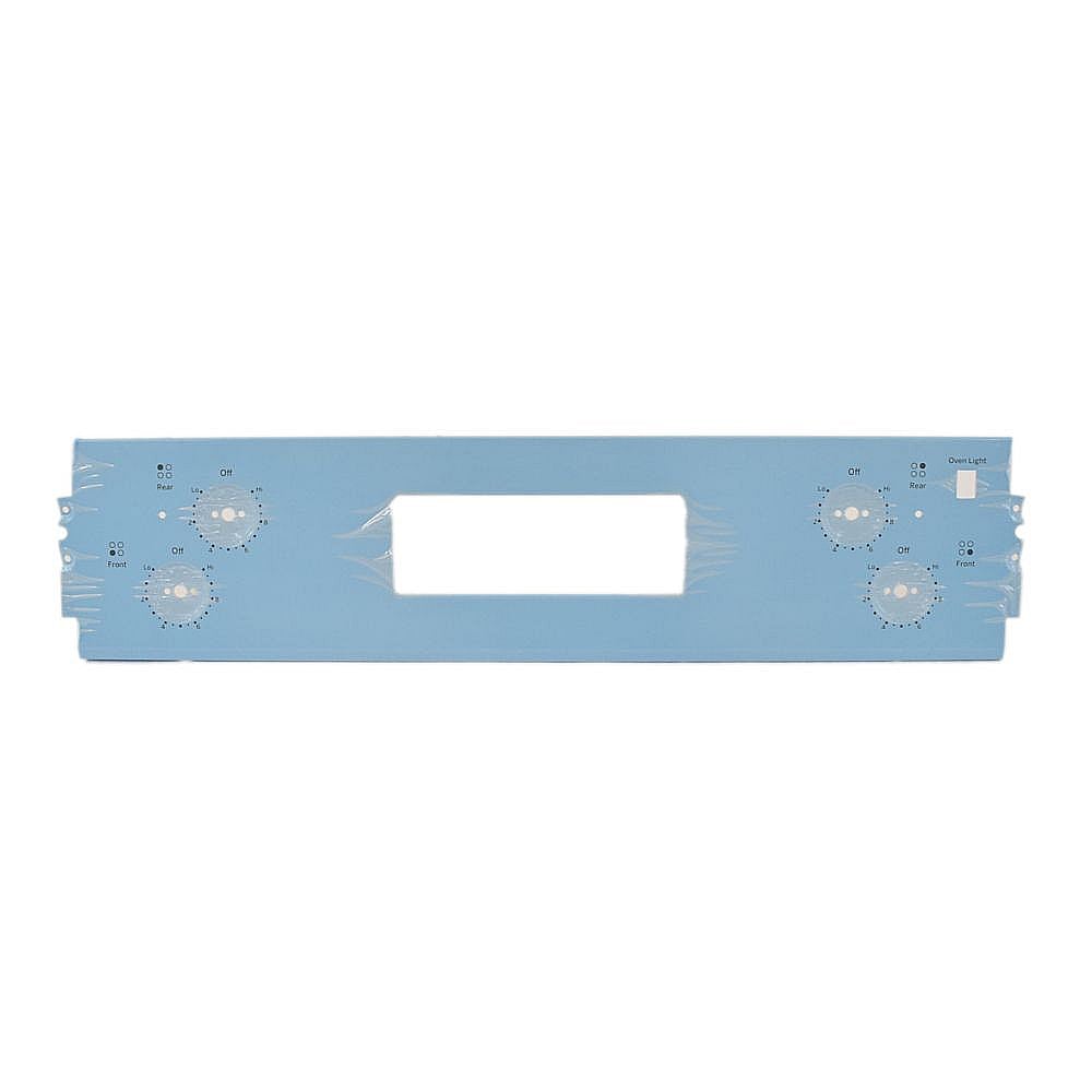 Part #wb36X20143, Range Control Panel / 27.30 x 7.20 x 2.20