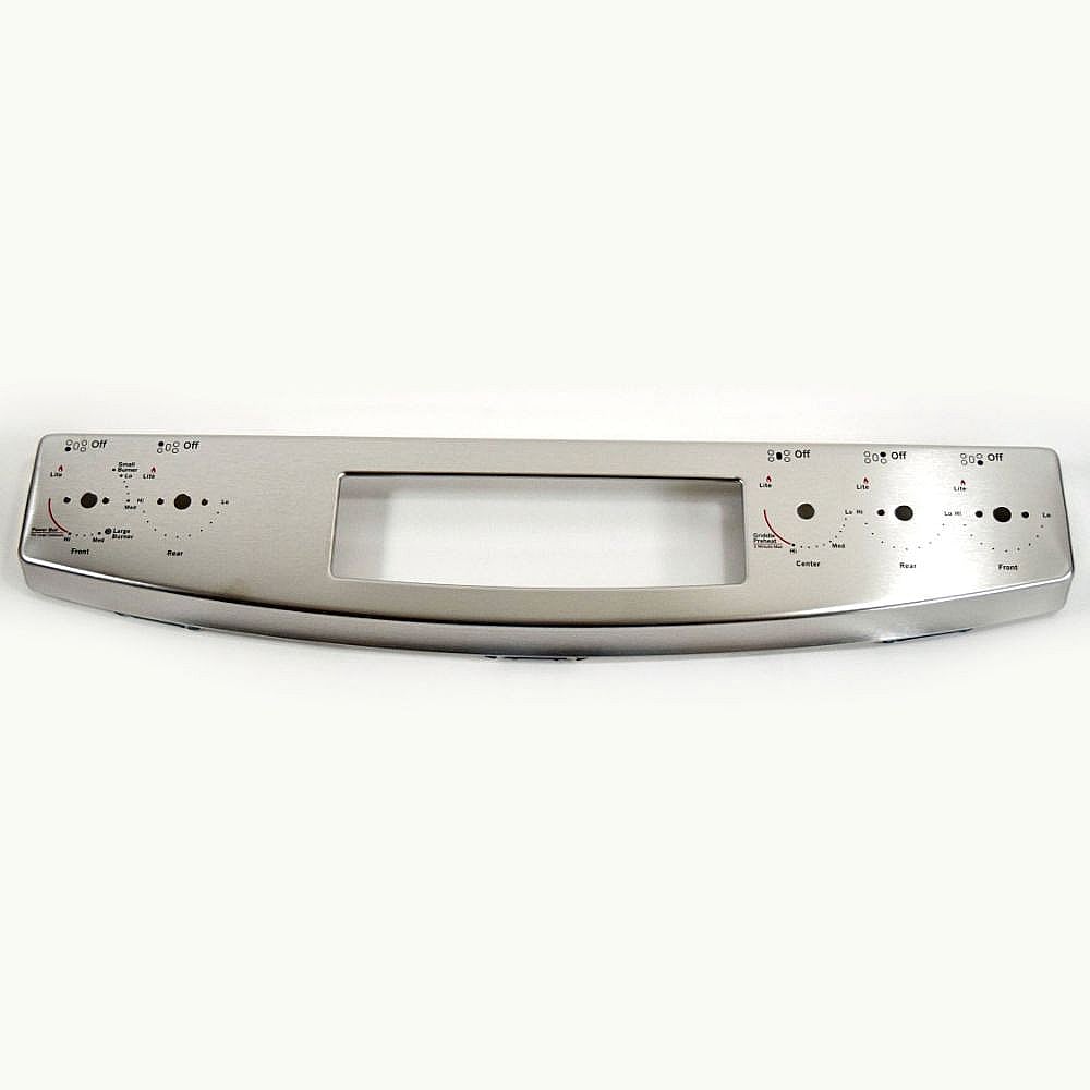 Part #wb36X20587, Range Control Panel (Stainless) / 33.20 x 10.40 x 6.30