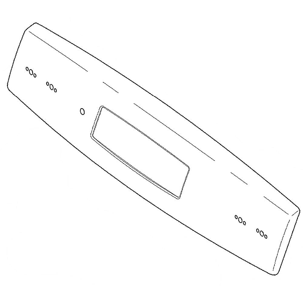 GE Part #wb36X21597, Control Trim | 33.10 x 10.50 x 6.10