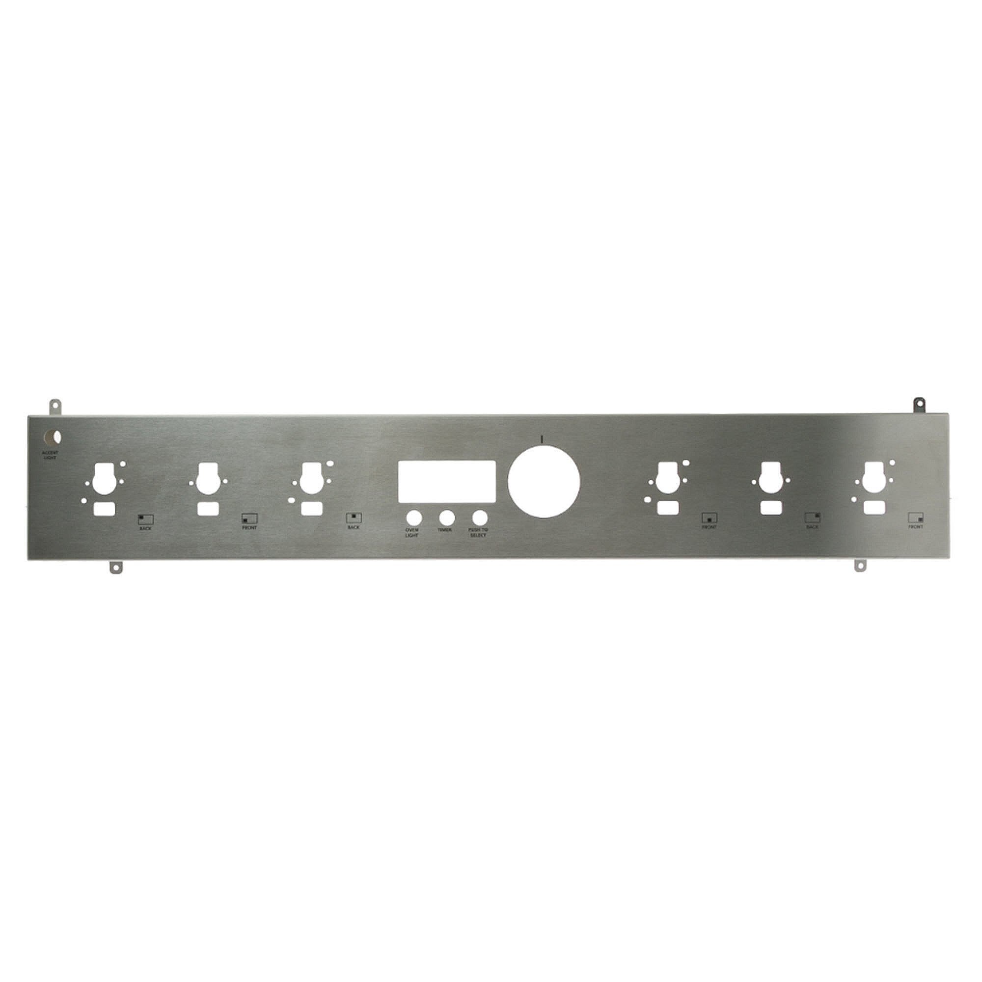 Photo of Part #wb36X39799, Stainless Control Panel 36 from Repair Parts Direct