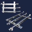 Range Oven Rack Guide Assembly, Left for GE ZDP36N4DD2SS - Part WB36X5802