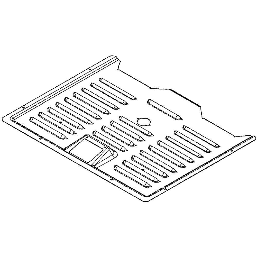 Photo of Part #wb37T10024, Plate | 27.40 x 20.30 x 3.10 from Repair Parts Direct