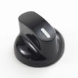Cooktop Selector Knob (black) for GE JP343T1BB - Part WB3K5227