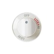 Range Surface Burner Knob (white) for GE JGSP23WEV5WW - Part WB3K5268