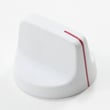 Range Surface Element Knob (white) for GE JBP90AW2 - Part WB3X5830
