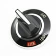 Cooktop Burner Knob for GE JGP600WEH1 - Part WB3X644