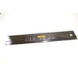 Range Oven Control Overlay (black) for GE JGBP79GEV2BB - Part WB41K3