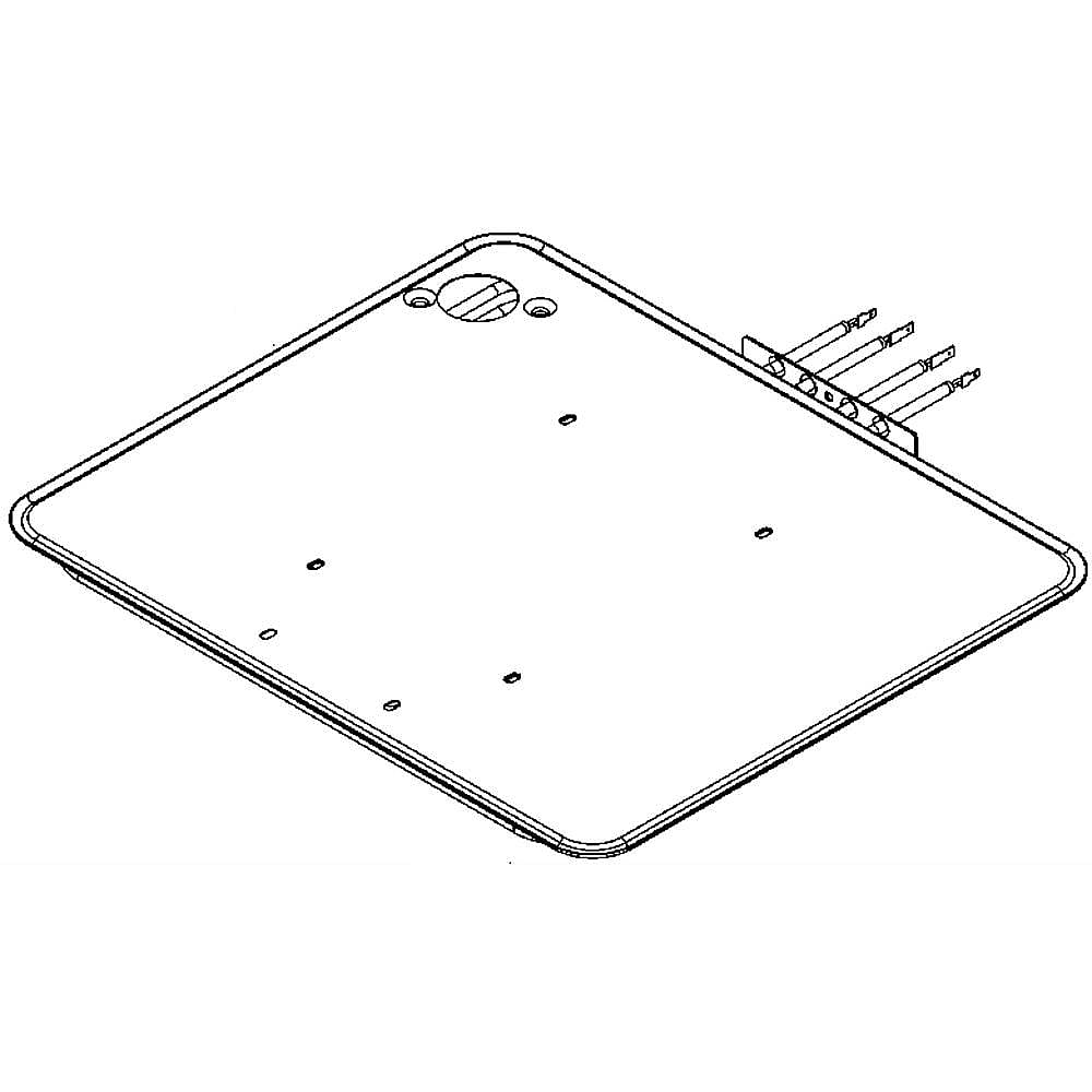 GE Part #wb44T10101, Broil Unit | 22.10 x 18.10 x 2.20