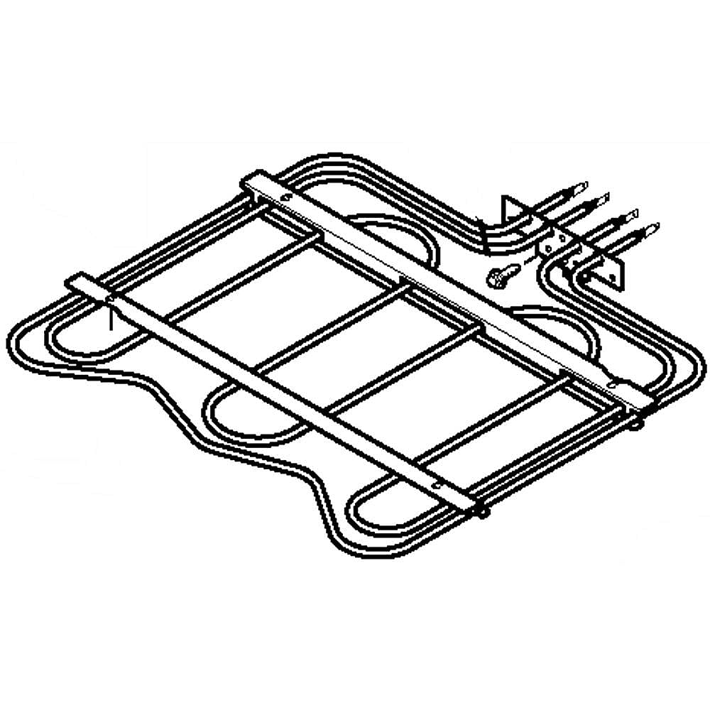 Part #wb44X20957, Range Broil Element / 20.20 x 18.80 x 3.30