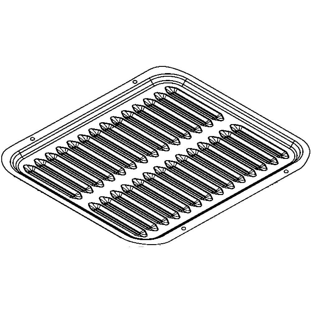 Part #wb48K10016, Grid Pan Bro / 25.30 x 12.20 x 2.30