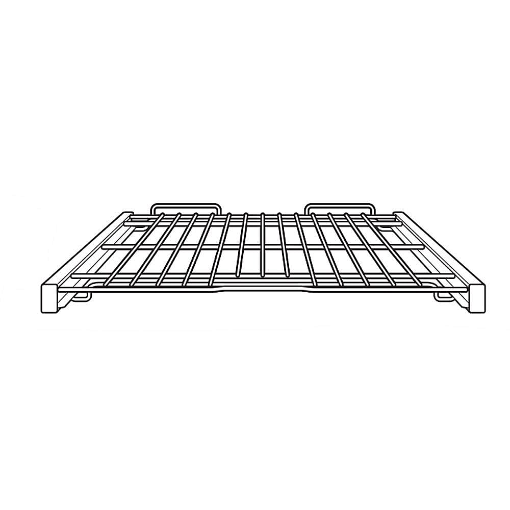 Part #wb48X33814, Range Oven Rack And Guide Kit