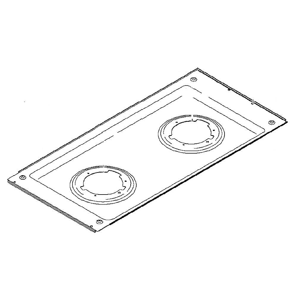 GE Part #wb49K10016, Ran Drip Pan | 32.80 x 10.50 x 6.00